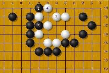 圍棋好題 縝密計算后找到要點