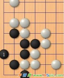 圍棋死活題練習(xí)第三十八題圖解