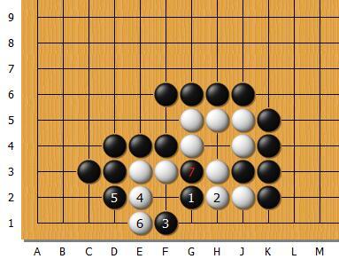 圍棋死活 手筋 系列講解答案 鬼手一路小尖