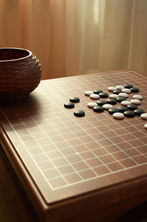 中式傳統(tǒng)五子棋圍棋盤風景攝影圖素材 素材2