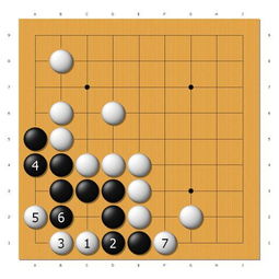 圍棋金井欄的殺角方法