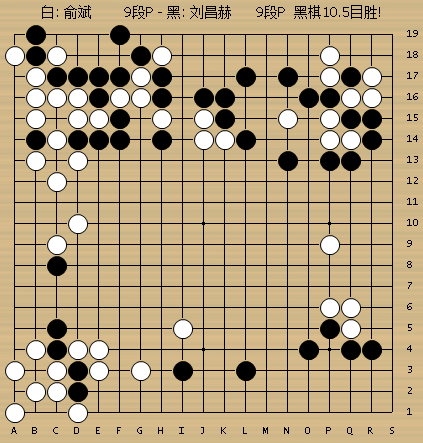 動圖棋譜 中日韓元老賽決賽