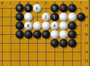 圍棋經典實戰趣題 白氣緊的缺陷