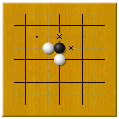 圓回唄圍棋入門教室第二課 打吃、提與長
